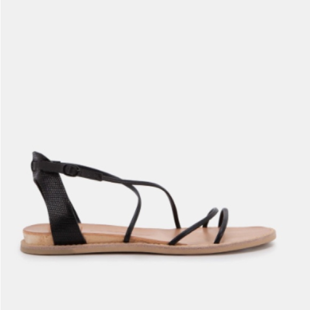 NEW Dolce Vita V-Nenna Black Stella Sandals